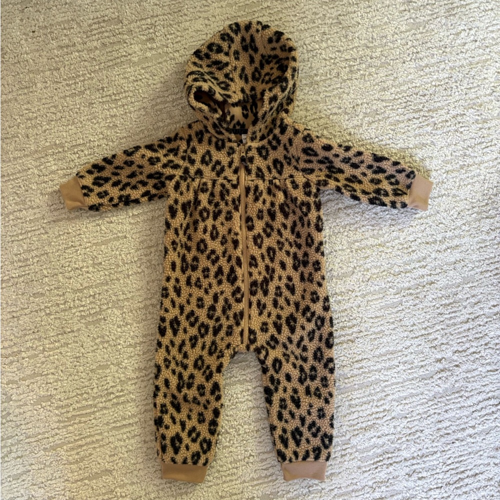 Carter’s Fleece Cheetah Jumpsuit